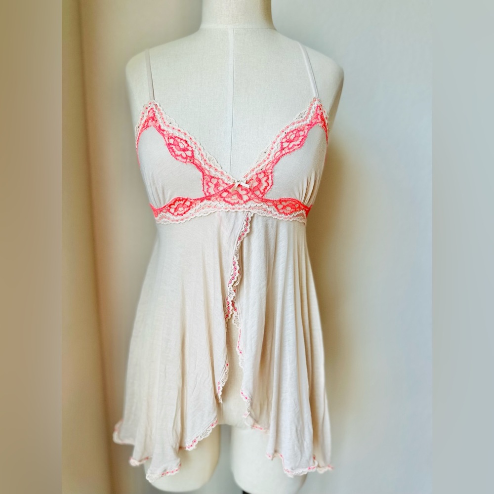 Victoria’s Secret Lace Silk blend Babydoll Chemise